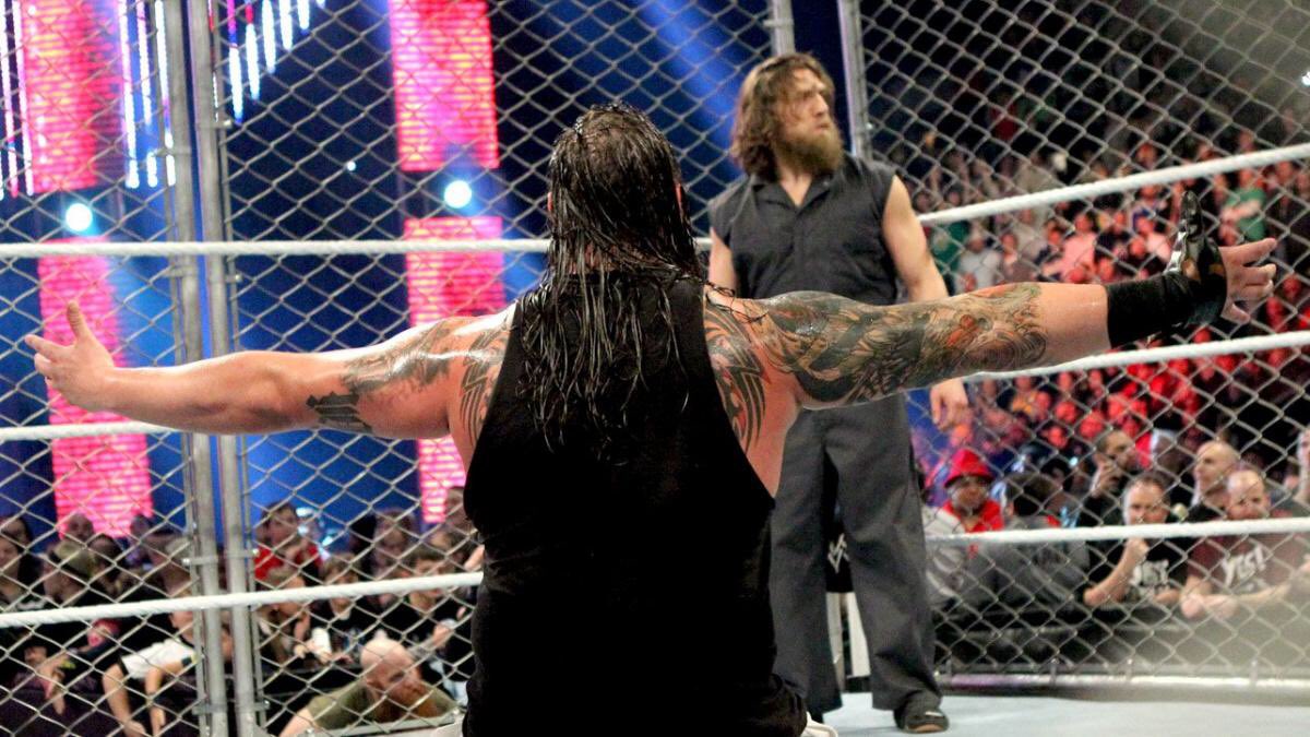 OTD in 2014: The Usos defeat the Wyatt Family inside of a steel cage. Following the match, Daniel Bryan turned on Bray Wyatt in what became one of the most integral moments of the modern era.
