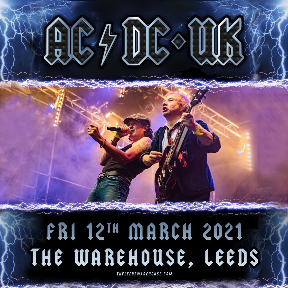 Tickets for AD/DC UK show at the Warehouse, Leeds on the 12th of March 2022 are running low. Don't be disappointed, get your tickets now 🎫⏰🎵 bit.ly/3HWJTN5