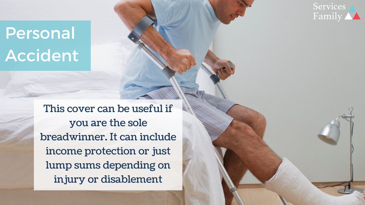 Are you the sole breadwinner in your household as well as a small business owner? Personal accident cover could come in very useful if you are unable to work for an extended period due to injury. 
#smallbusiness #smallbusinesscommunity #insurancefacts