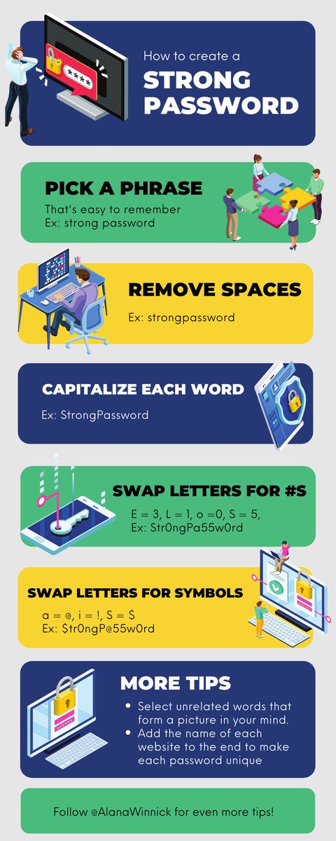 When’s the last time you changed your password? Asking for a friend…

The stronger the password, the more protected you are! Let’s teach our students (and some teacher friends) this before it’s ever needed! 📸<a href="/AlanaWinnick/">Alana Winnick</a> 

#edtech #learning #edutwitter