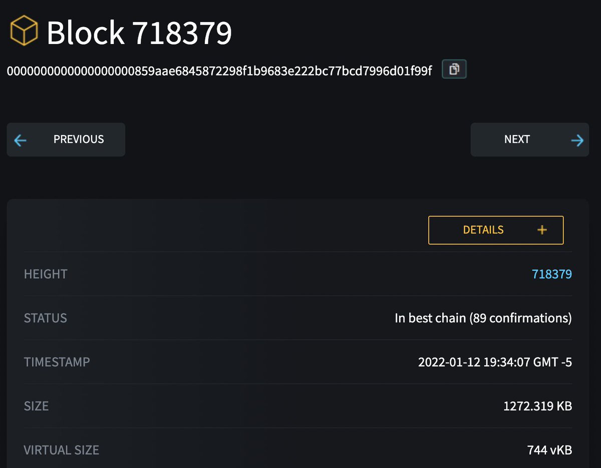 BREAKING 💥 Another solo miner (who had only been mining 2 days!) just mined a block worth 6.25 #Bitcoin.

The odds of this happening are 1 in 6,000 🤯