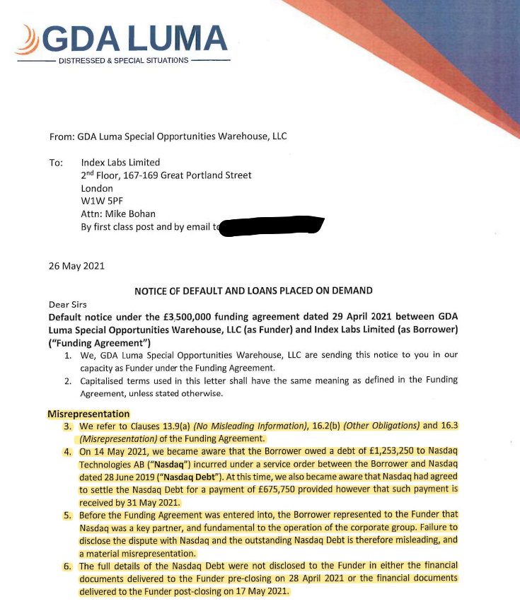 Zidave1's tweet photo. @Begbies got a lot of stick when a CVA was not presented to traders in Summer 2021. Sadly it was scuppered by #footballindex Directors a) not paying Nasdaq and b) lying about it to the only company that showed an interest in rescuing the Index as a going concern. #Bohanlies https://t.co/YSlRTMhu2C