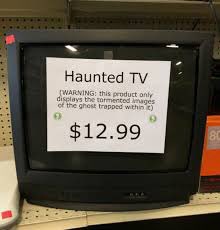 would you buy this haunted TV?