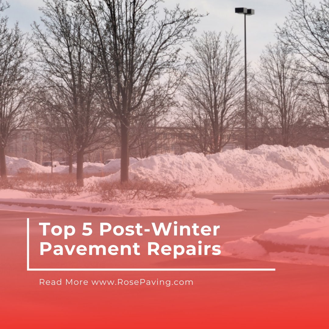 RosePavingCo's tweet photo. Once the winter is over & spring flowers arrive 🌷, you'll want to be ready for post-winter damage repair. Look at our checklist to prepare & contact us to book your evaluation!
https://t.co/UgkNYn1uaX
#PavingPartner #Potholes #Paving https://t.co/hBs4YLN4s9