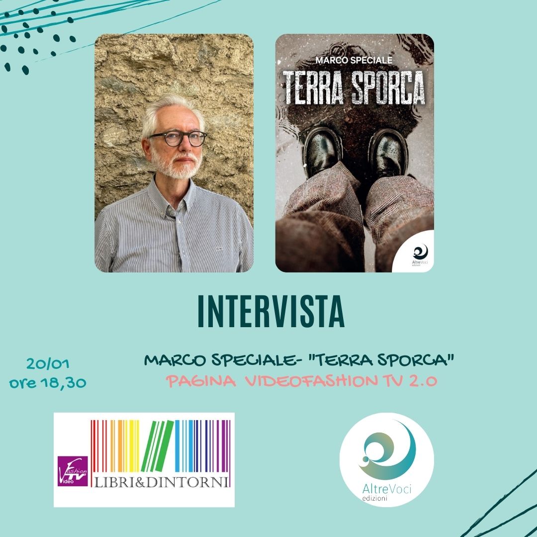 🎉 Un'indagine serrata, colpi di scena, giustizia!
 Giovedì 20 alle 18,30 <a href="/MarcoSpeciale2/">special</a>  - autore di TERRA SPORCA - sarà ospite del format Libri &amp; Dintorni sulla pagina Facebook Videofashiontv 2.0.
👉 altrevociedizioni.it/libri/terra-sp…

#SaveTheDate #AltreVociEdizioni