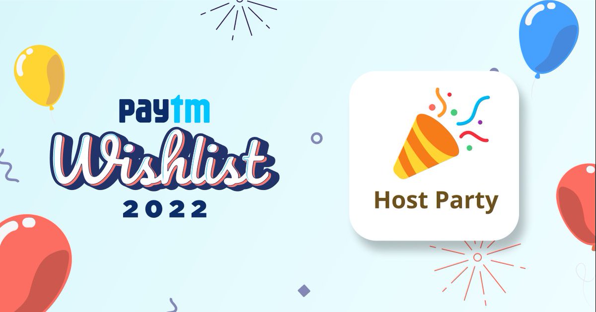 Hey, I'm gifting you Host Party Card of Paytm Wishlist 2022! 

Get more &amp; Win up to ₹1,000! 
paytm.me/x7AS-RS 
#PaytmWishlist2022
