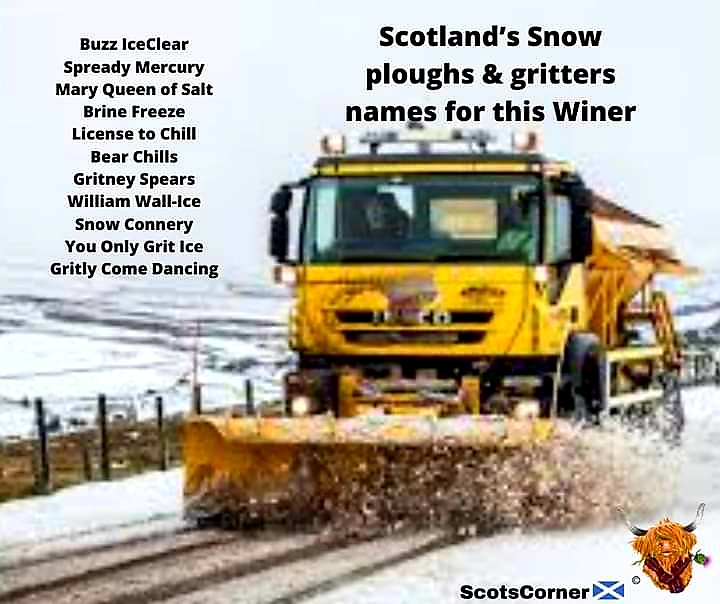 ScottishJAKay's tweet photo. Only in #Scotland do we name our #snowploughs. https://t.co/wjmJGp9kXl