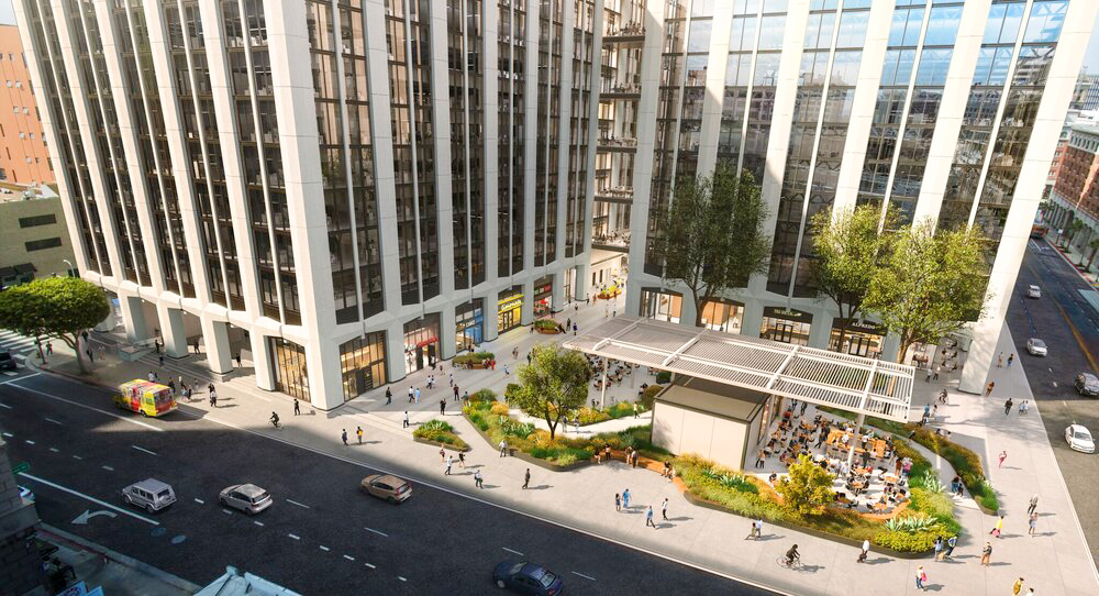 FOS's tweet photo. Adidas has signed a massive office lease in downtown Los Angeles, per @WSJ 🏢

➖ 107,000 sq. ft.
➖ Near CryptoCom Arena
➖ Top two floors of 2.5M sq. ft. complex
➖ Recently completed $170M renovation

The deal is said to be the largest lease in downtown LA in over a year. https://t.co/BFDFXO6Vwi