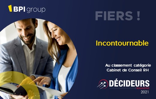 𝐂𝐥𝐚𝐬𝐬𝐞𝐦𝐞𝐧𝐭 • #BPIgroup a nouveau classé « incontournable » dans la catégorie « cabinet de conseil RH » par <a href="/MagDecideurs/">Décideurs Magazine</a> une reconnaissance qui honore nos équipes !🙏🏻 #Merci à vous pour votre confiance depuis 1984 ! #BâtisseursRHEngagés