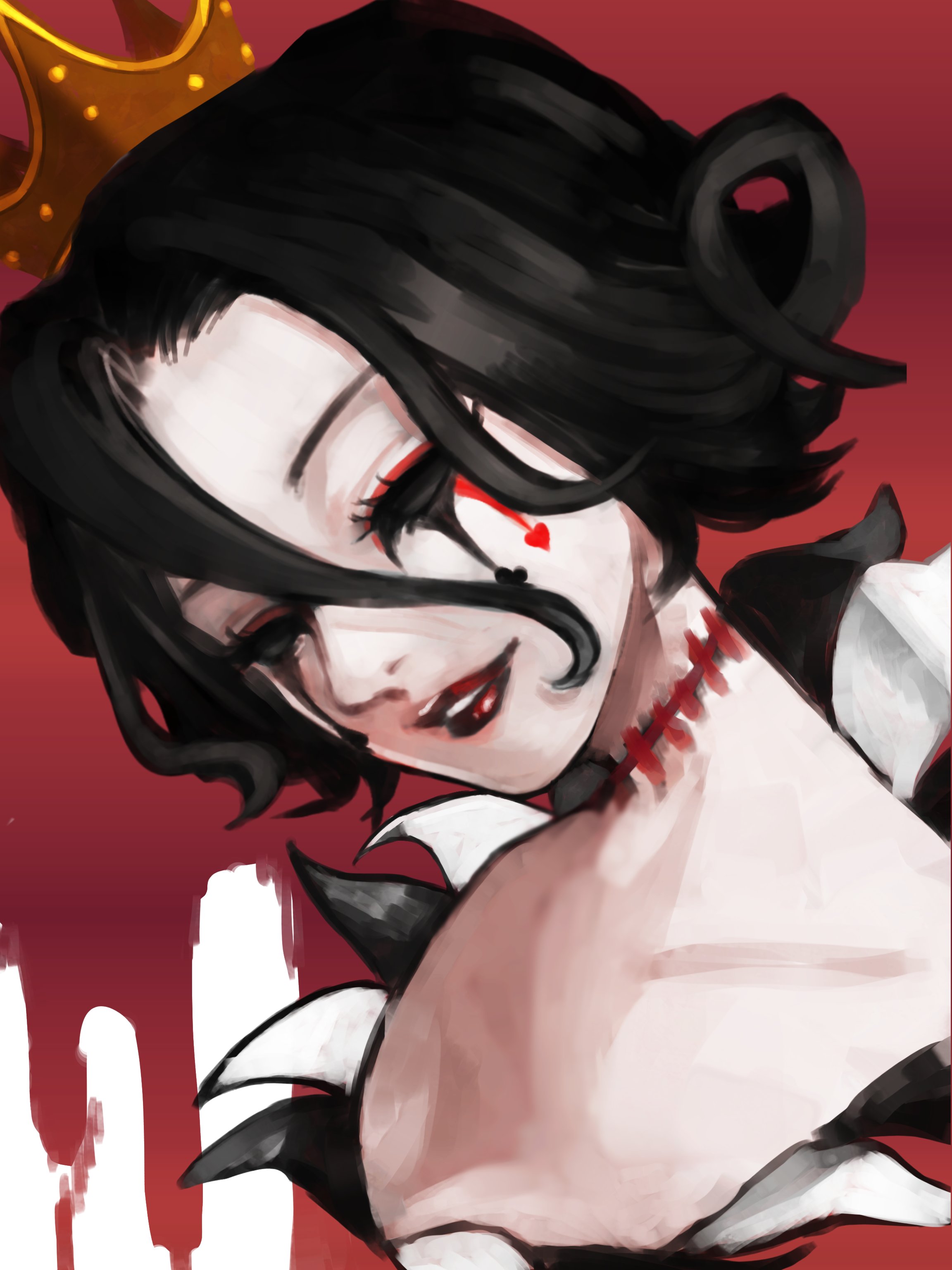 ちょぼ 血の女王 マリー ハートの女王 第五人格 第五人格イラスト Identityvfanart T Co Zjsskh6xi2 Twitter