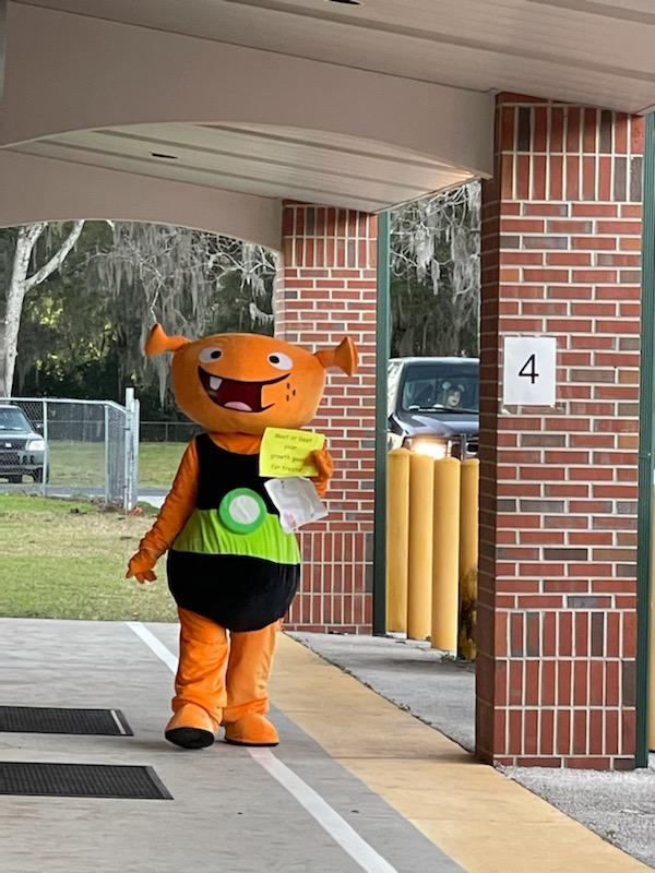 A special guest was spotted at AYE this morning! Plory from iReady stopped by to get our students pumped for their diagnostic assessment! Thanks Plory!