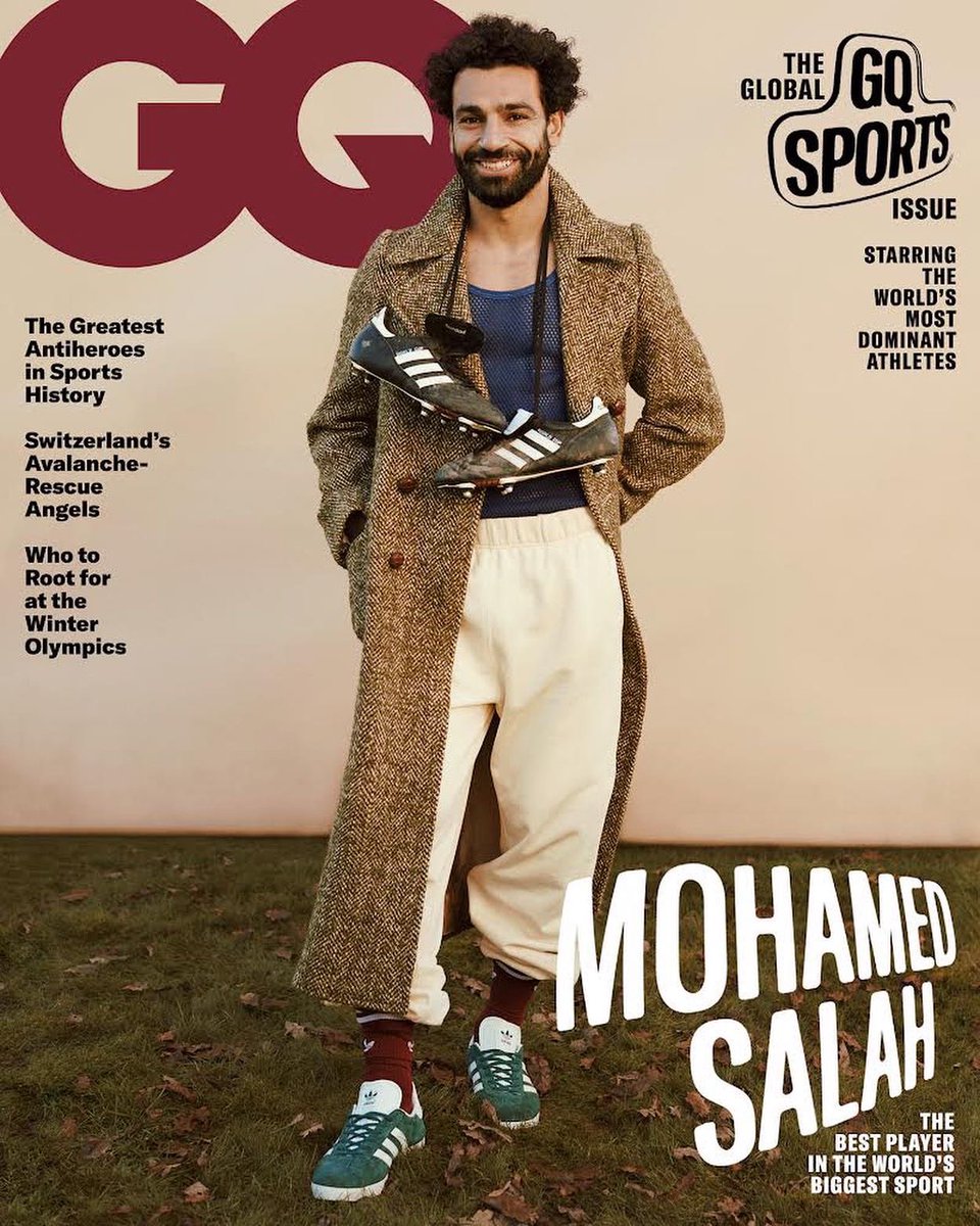 willwelch's tweet photo. Mohamed Salah for the February @GQSports cover of @GQMagazine. Photos by Fanny Latour-Lambert. Styling by Jon Tietz. Profile by @olifranklin. Full story and photos here: https://t.co/OLjpbEu7Vj https://t.co/yfjSaE5ng2
