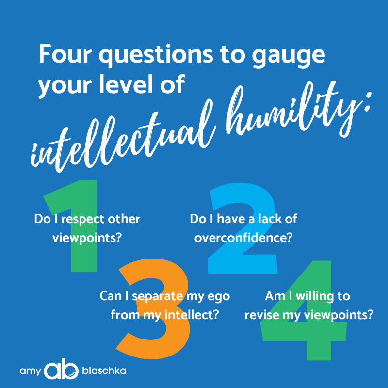 amyblaschka's tweet image. When was the last time you were wrong? 🤔

Did you freely admit it? 🙄

And were you willing to accept it? 🤷🏼‍♀️

#Intellectualhumility has become increasingly rare in leaders; here are 4️⃣ questions to gauge yours. ✅

#career #leadership #IlluminateMe