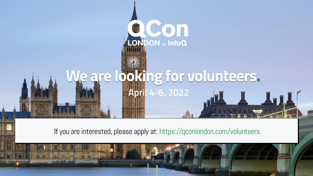 Are you a student or young professional looking for a #volunteer opportunity at a great software conference? Are you looking to network in order to find a trainee position, an internship or a job in IT? Explore the #QConLondon Software Volunteer Program: qconlondon.com/volunteers