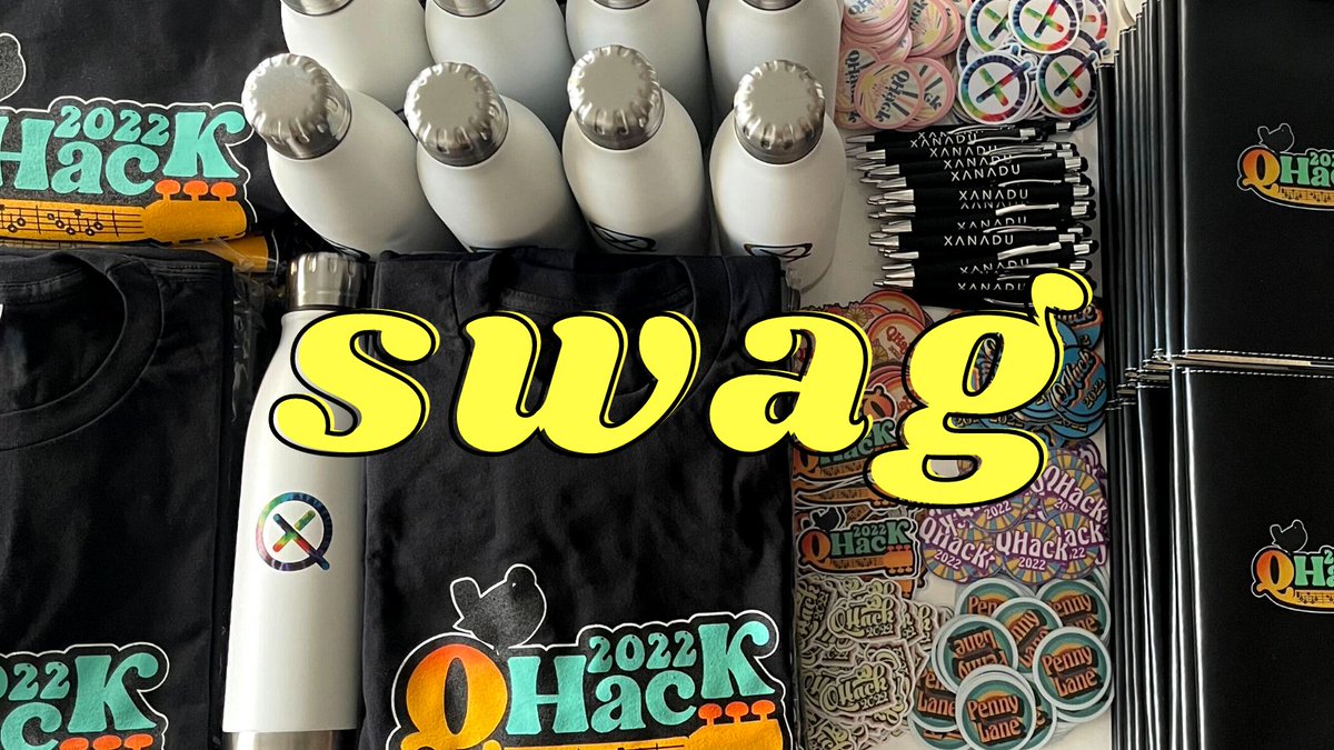 #QHack2022 has got swag 😎 

...and so many other amazing prizes that we can’t wait to share with you soon!

Sign up today at qhack.ai