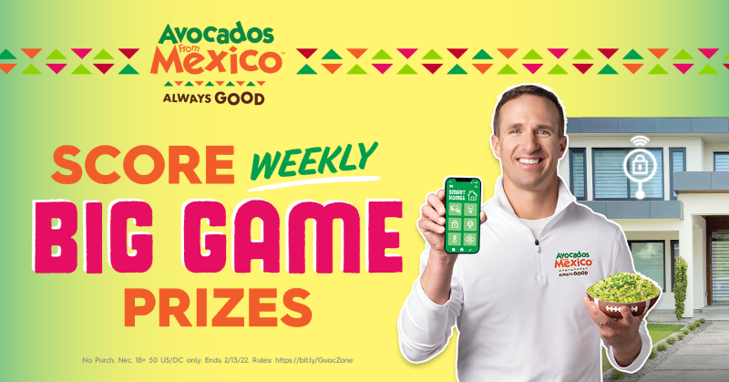 AvosFromMexico's tweet photo. Enter to win weekly prizes or a Smart Home Makeover. Which one of these exclusive Avocados From Mexico items would you like to win? Let us know below! &amp;nbsp;#AlwaysGood #Sweeptakes #SBLVI