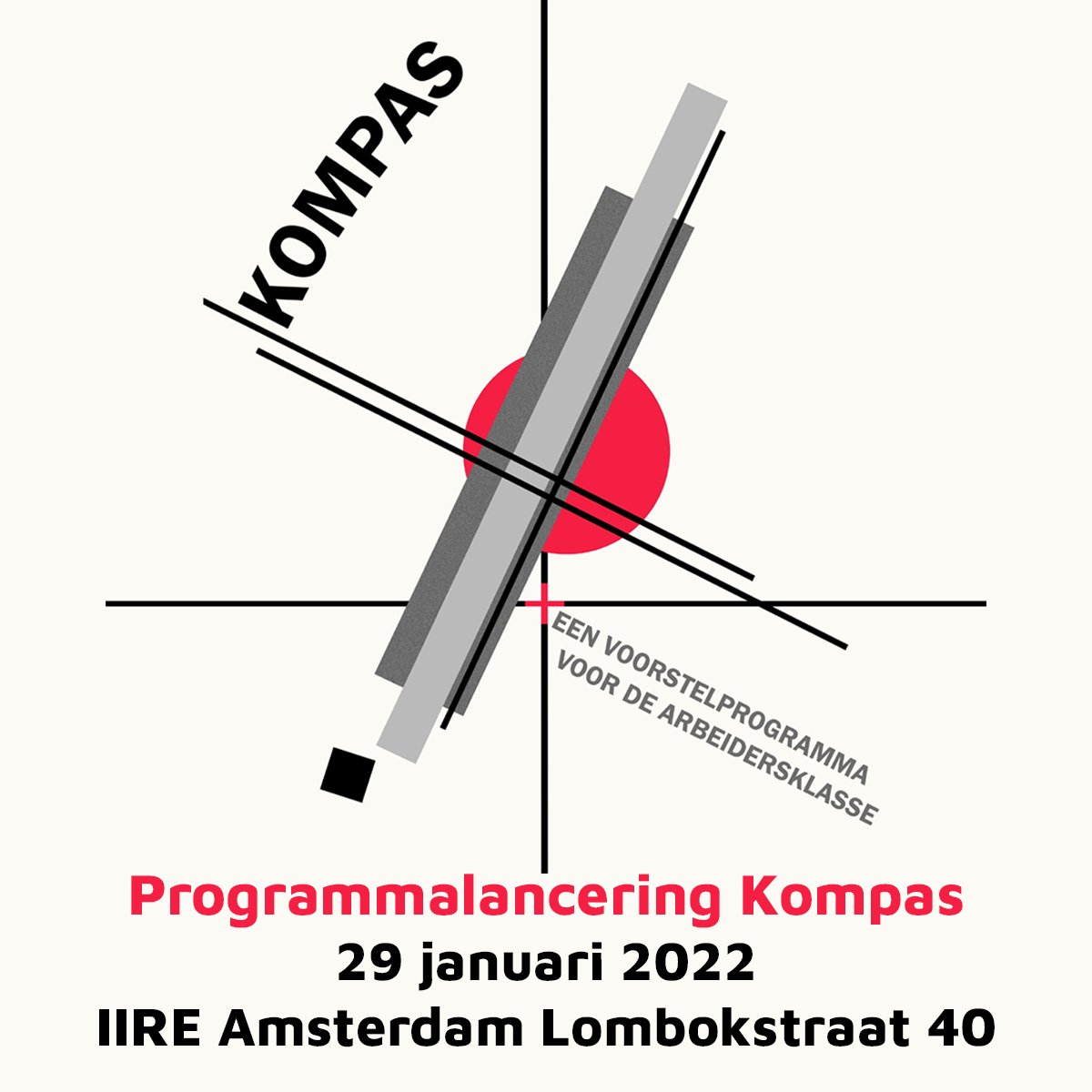 Aankomende 29 januari organiseert het Communistisch Platform een feestelijke lancering van de nieuwe versie van ons voorstelprogramma. Ook sluiten we hier het nieuwjaarsoffensief af.