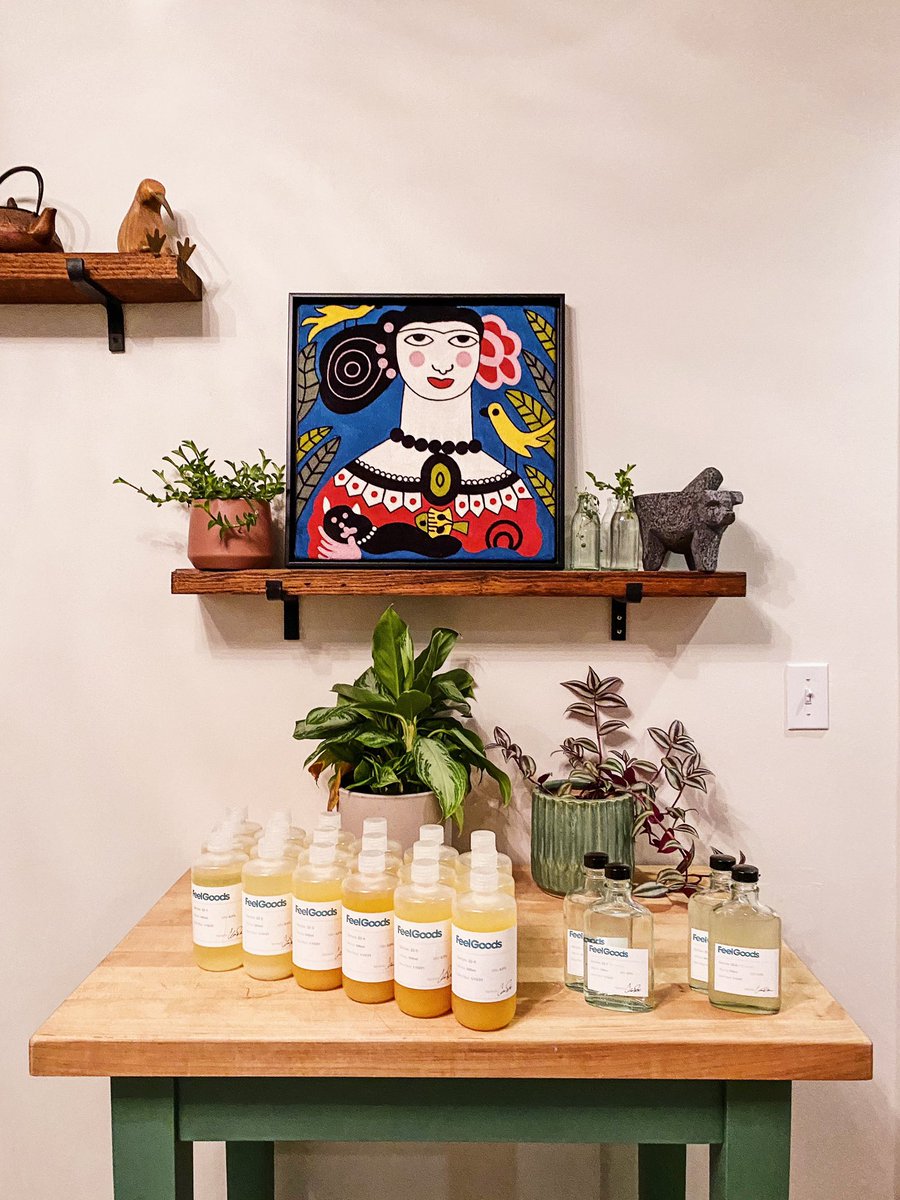 Our latest benchtop formulation samples headed for a client sensory panel - as humble as this looks, it represents a major new path for this collaborative R+D effort.