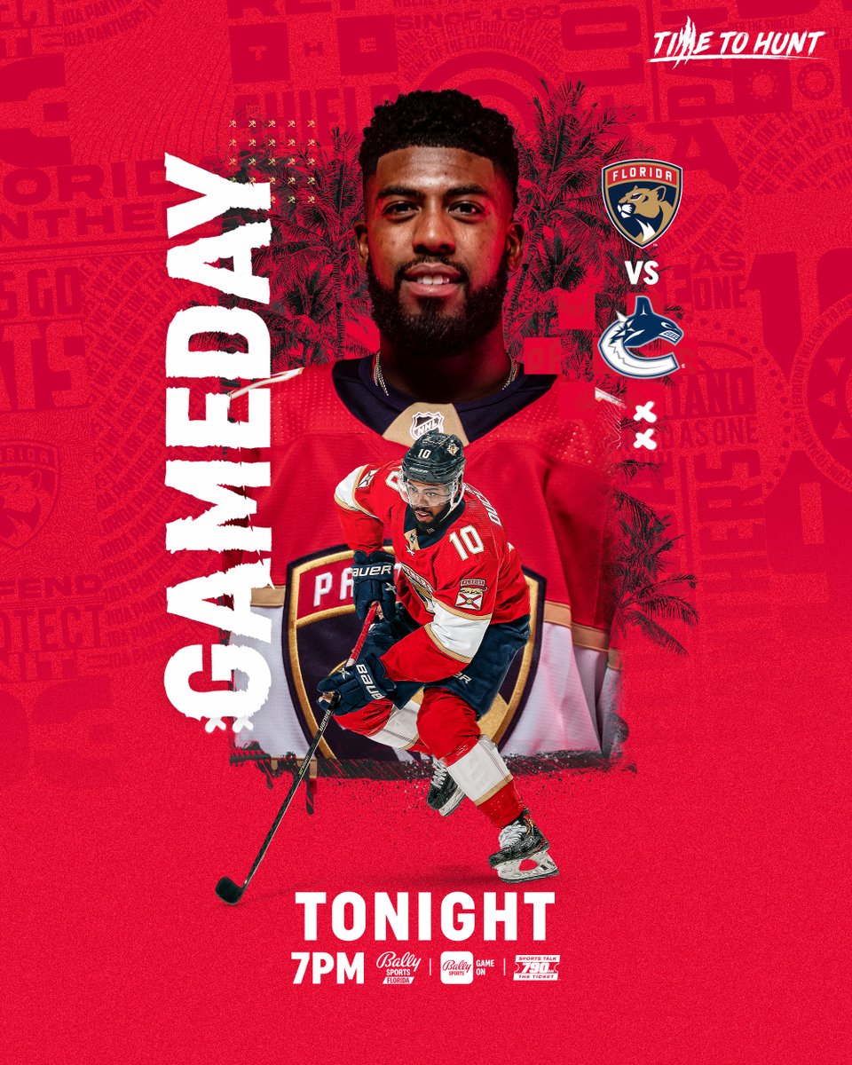 FlaPanthers's tweet photo. Back home 😍

#VANvsFLA | #TimeToHunt https://t.co/ncVXxPkJOg