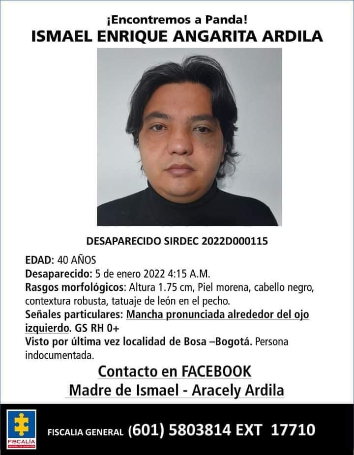 #EncontremosAPanda 🐼 
Seguimos solicitando la colaboración de TODA la República Cardenal a compartir y unirse a la búsqueda de nuestro amigo Ismael 'Panda' 🐼