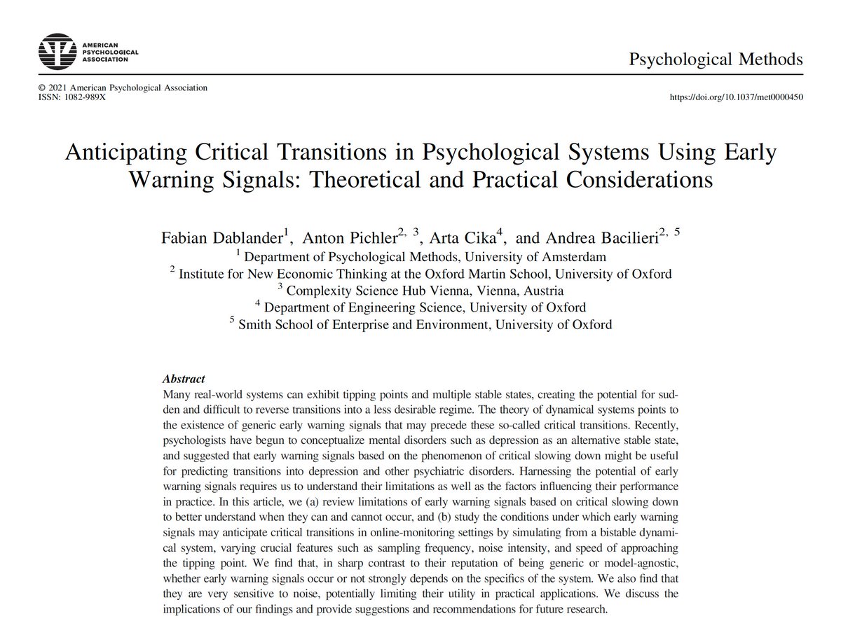 fdabl's tweet photo. Are you interested in early warning signals and tipping points? Then you might enjoy our paper, now published in Psychological Methods @AnToniPichler @cika_arta @ABacilieri

Preprint format: https://t.co/qt5MIuYDPP
Journal format: https://t.co/pK1BSKzEOE https://t.co/TgPHQG9nCg