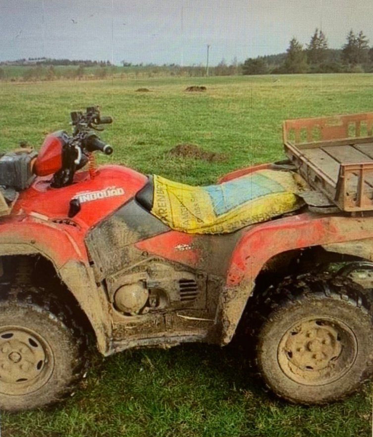 Suzuki LTA 500 Quad stolen from St Andrews on the evening of 8th January. Any information that may help oor freends in @NorthFifePol geez a bell. 
#SQuadGame