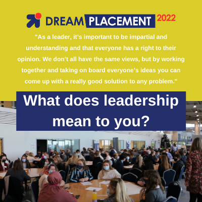 CentreforLP's tweet photo. What does leadership mean to you?

We asked our Dream Placement 2022 students what leadership means to them and they have responded with some amazing points to share. 

#leadership #cforlp #dreamplacement2022 #placement #leadershipskills https://t.co/o0fwtq3pOq