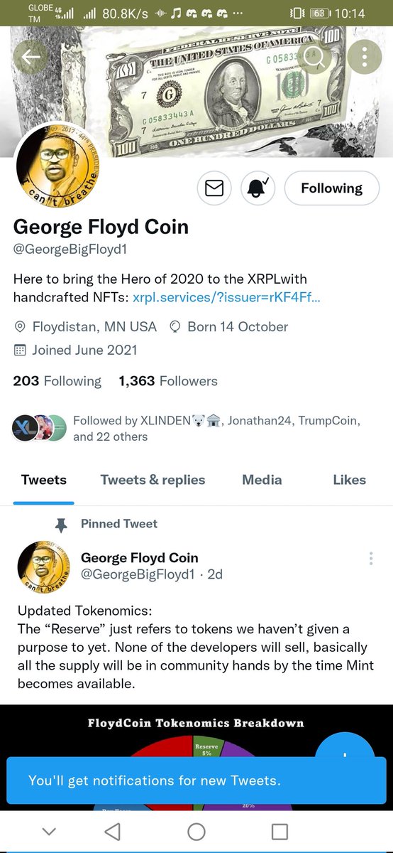 snowFlakeschill's tweet image. This is what my neighbor should support 💯 💪💪 #FloydCoin

@ChillinSquad
@SimpleLowkey