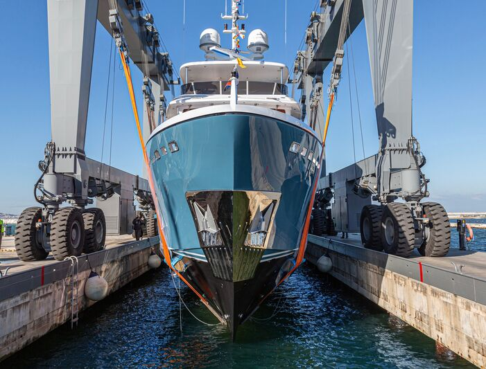 sytreports's tweet photo. Cantiere delle Marche has successfully launched a new 32m Darwin 106 which has been built and designed for an American client, who had some very specific requests for the motor yacht.
https://t.co/m8oIzZJ19W
#superyacht #yahct #yachtlife #uptight #motoryacht #sailing #sea https://t.co/Dvif0szjKQ