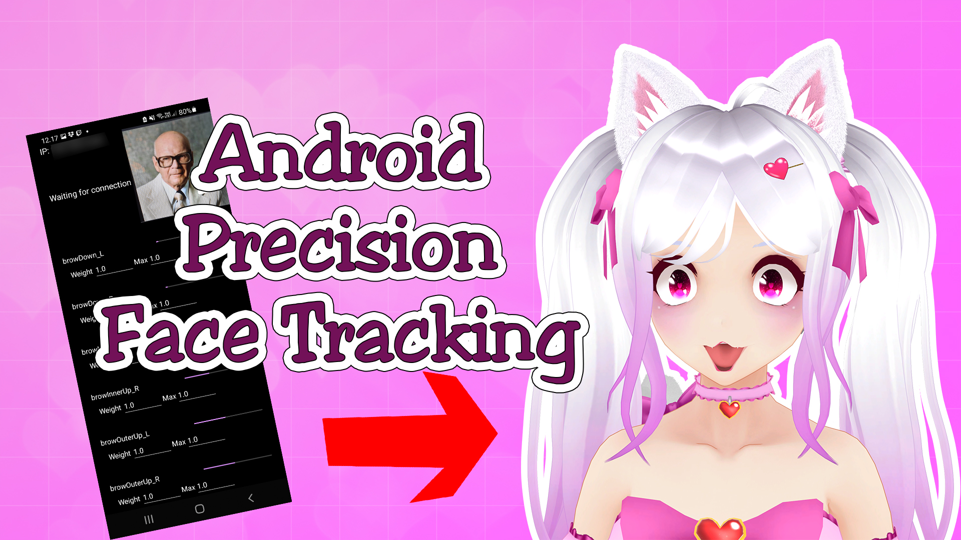 Suvidriel Vtuber Tutorial Lady Hewwo Vtuber Envtuber My Android Precision Face Tracker Meowface Is Finally Out On Play Store Here S A Tutorial On How To Use It To Get Arkit Like