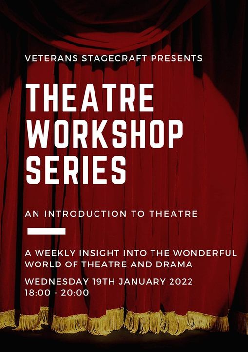 Veterans Stagecraft is open to everyone and will take place weekly starting 19th January 6pm till 8pm. If you are interested drop us a message on Facebook or call us on 01325311744.