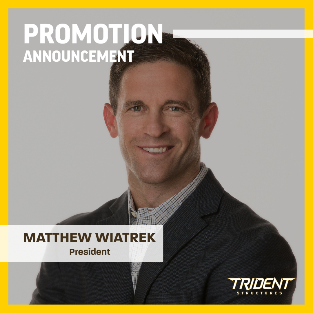TridentEPC's tweet photo. For 5 years he has been essential to the culture &amp; success Trident has developed in that time.  On January 1, 2022 Matthew Wiatrek became Trident's 3rd President.

Congratulations Matt, you have the conn!

#tridentstructures #construction #energy #materialhandling #transportation https://t.co/3IXo4QmqSs