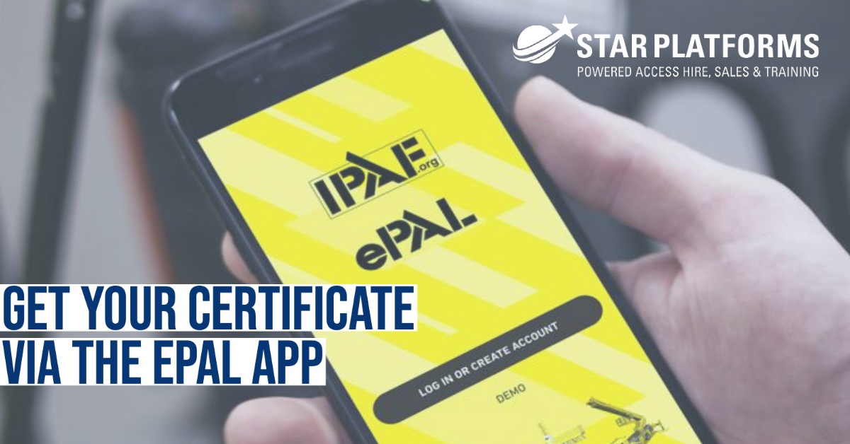 StarPlatforms's tweet photo. Always losing your IPAF card? No worries with the ePAL app, which stores your training certification on your phone! Book your training course with us today!
https://t.co/jB7ySVzcFb
#IPAF #Workingatheight #Workingsafelyatheight #IPAF #MEWPs https://t.co/OGTsn5RGt1