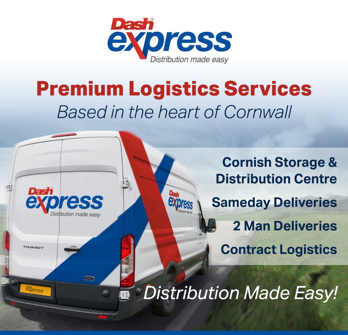 At Dash Express, we can store, pick, pack, deliver, manage stock levels and take the strain for you. From one-off local mailings to regular nationwide distribution, we can handle it all.
Contact us at operations@dashexpress.co.uk or call 01209 703789.
#logistics #distribution
