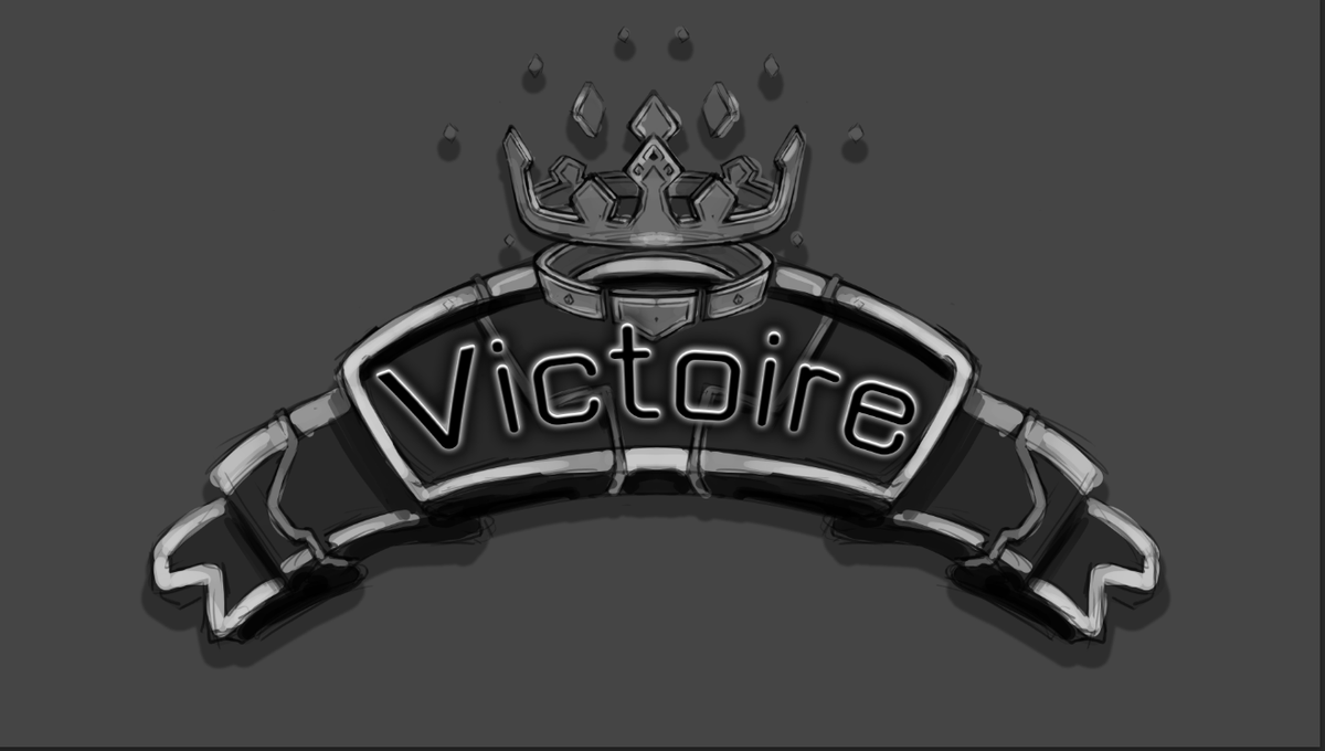 DeckDefense's tweet photo. Test d'UI victoire et défaite 

#conceptart #UI #gameart https://t.co/mcYa5z7cM6