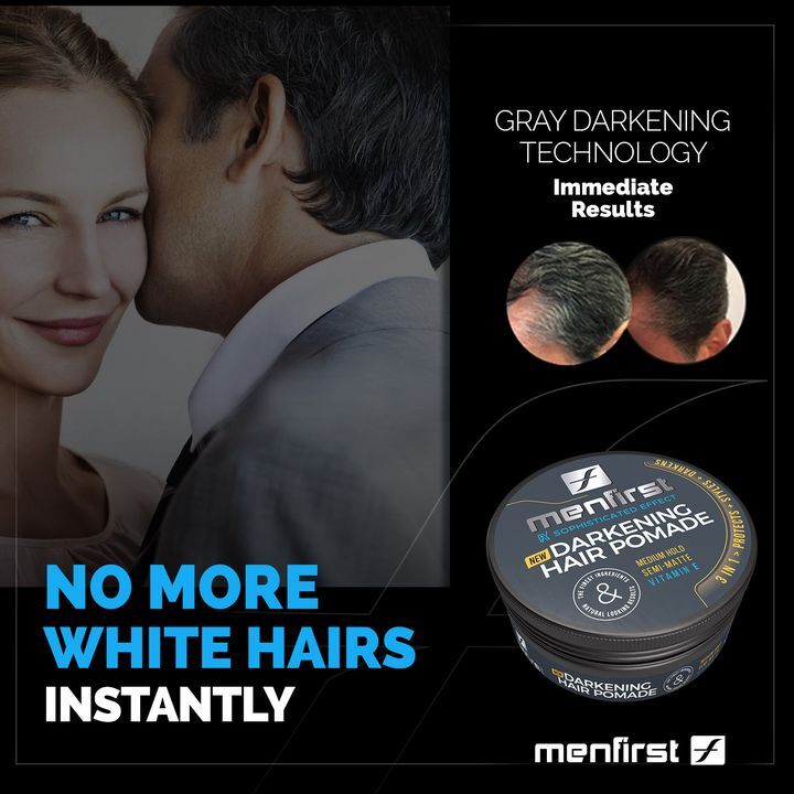 MenfirstUSA's tweet image. I wanted to be a little less gray on top but still look natural without dying my hair. Finally I found Menfirst Darkening Pomade that not only styles my hair but darkens my white hair!! Learn More &amp;gt;&amp;gt;&amp;gt; menfirst.com
#gradualgray #menfirst #beardstyle #beard #grayhair