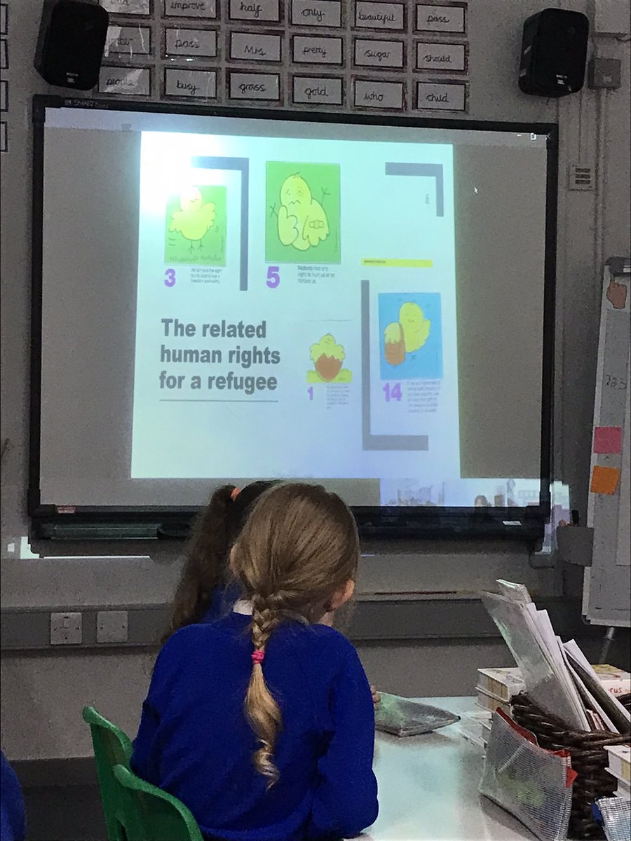 MulgravePrimary's tweet photo. 2Sycamore zooming with #AmnestyInternation to learn all about their work with refugees and people who are persecuted. This will support us with our learning and core text ‘The Day War Came’@MulgravePrimary https://t.co/73HL38xtHZ