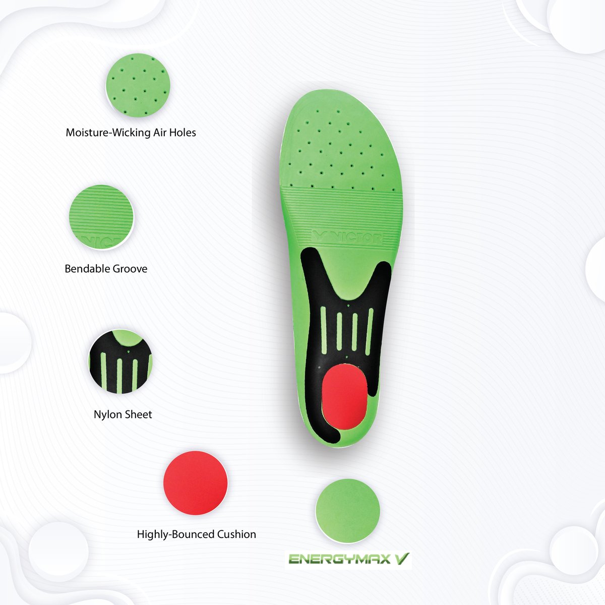 victorsport_in's tweet photo. It is worthy for every player to be equipped with a sports insole that fit your arch type. Let’s first introduce VT-XD 11.
🛒VT-DX 11: https://t.co/XB3vrDr7tx
🏬Distributor: https://t.co/SUzGI22AwZ
 
#VICTOR #INSOLE #VTDX11 #ENERGYMAX https://t.co/Kqdw15WbgB