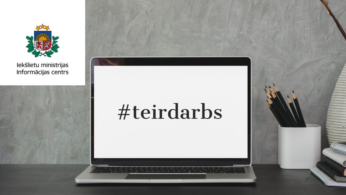 #teirdarbs
Iekšlietu ministrijas Informācijas centrs aicina darbā juristu, iepirkumu speciālistu, IT pakalpojumu pārvaldības procesu konsultantu! 🧩 Vairāk par vakancēm un pieteikšanos - ic.iem.gov.lv/lv/vakances. ✅🧾