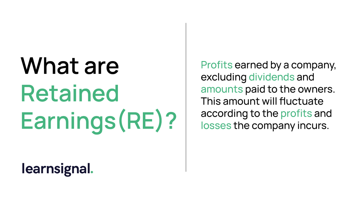 learnsignal's tweet photo. Holding onto excess profit boosts your corporate liquidity. This lends stability to your business with a financial safety net for any unexpected expenses.

#Facts #retainedearnings #accountant #learnsignal #profitandloss #profit #Accounting #AccountancyandFinance #accountinglife https://t.co/DBSw7Tt7ho
