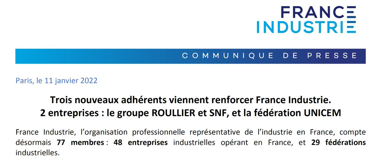 France Industrie tweet media