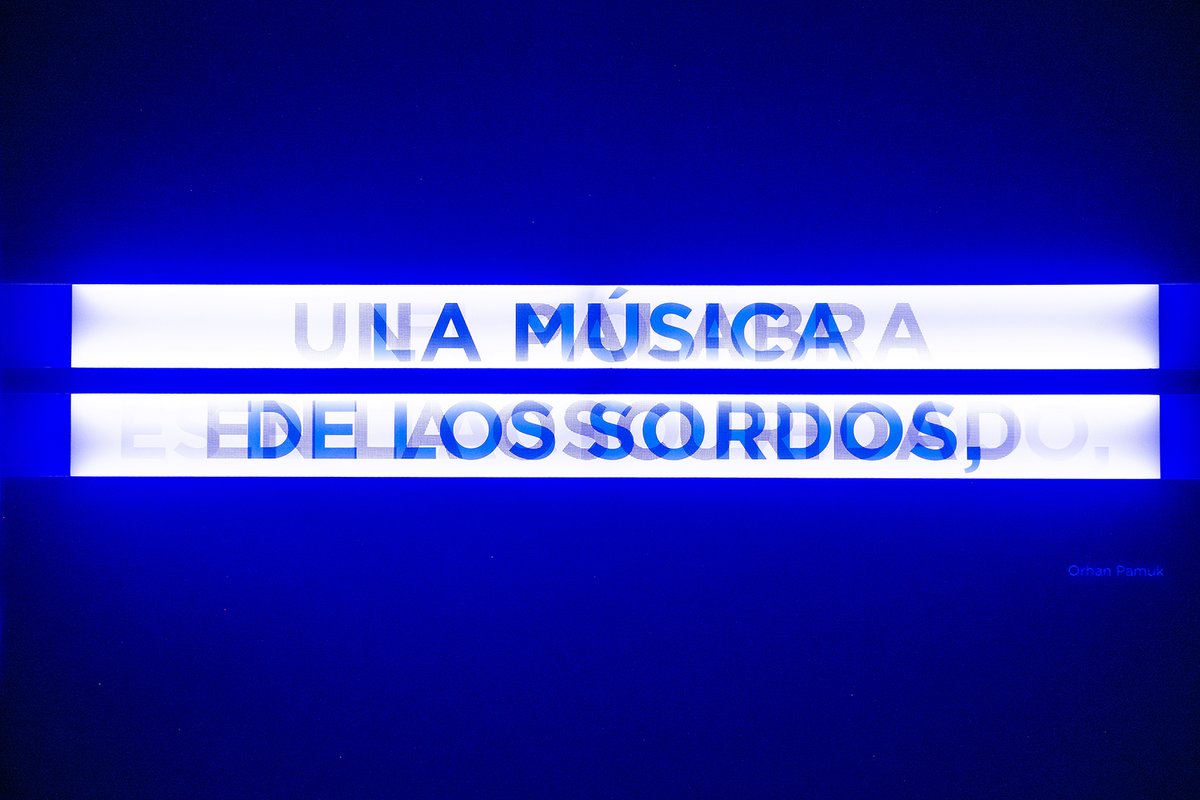 fundacionTef's tweet photo. "El 𝗰𝗼𝗹𝗼𝗿 es...
el tacto del ojo
la música de los sordos
una palabra en la oscuridad"
@_orhanpamuk, 'My Name Is Red'
Últimos días para visitar la exposición #EspacioColor. 🗓️Hasta el 16 de enero en @EspacioFTef. 🎟️Reserva entrada gratis:
https://t.co/NelNI4g4fz https://t.co/YAYwY9c1eV