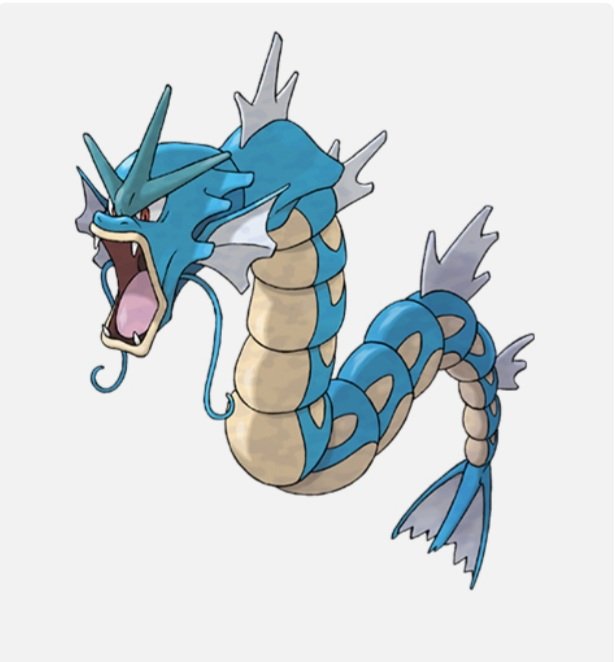 Todo Dia um Pokémon Diferente on X: 130-🇧🇷Gyarados 🇯🇵Gyarados Nome  Sugerido no Brasil:Boitatão Região:Kanto Tipo:🔵Água,🔵Voador Altura: 6.5 m  Peso: 235.0 kg  / X