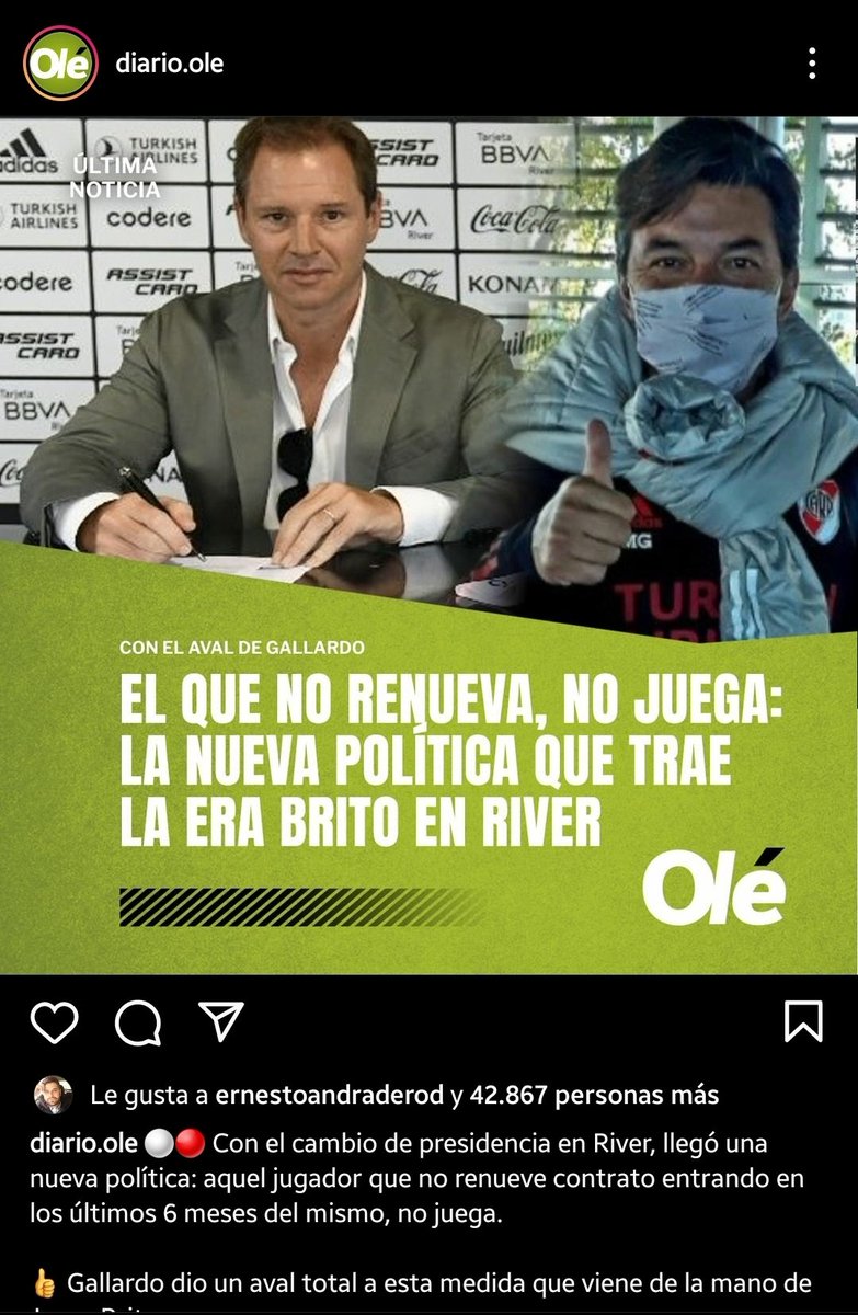 fedebravo's tweet photo. @JorgeBrito excelente medida 👏👏👏 #RiverPlate https://t.co/OlonzsbrFQ