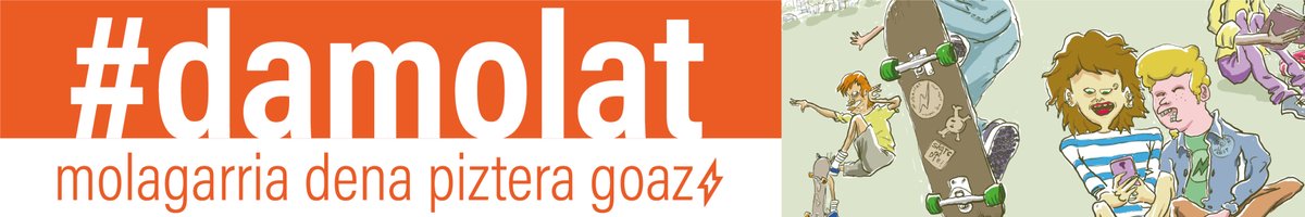 .<a href="/AHIZE_AEK/">AHIZE-AEK</a>-k eta <a href="/EHIkastolak/">Ikastolen Elkartea</a>-ek elkarlanean #Damolat ikas-unitatea sortu dute. 16-18 urte bitarteko gazteen artean erabiltzekoa da eta helburu argia du: gazteek eurek euskarazko euren erreferenteak bilatzea.
aek.eus/eu/bloga/deska…