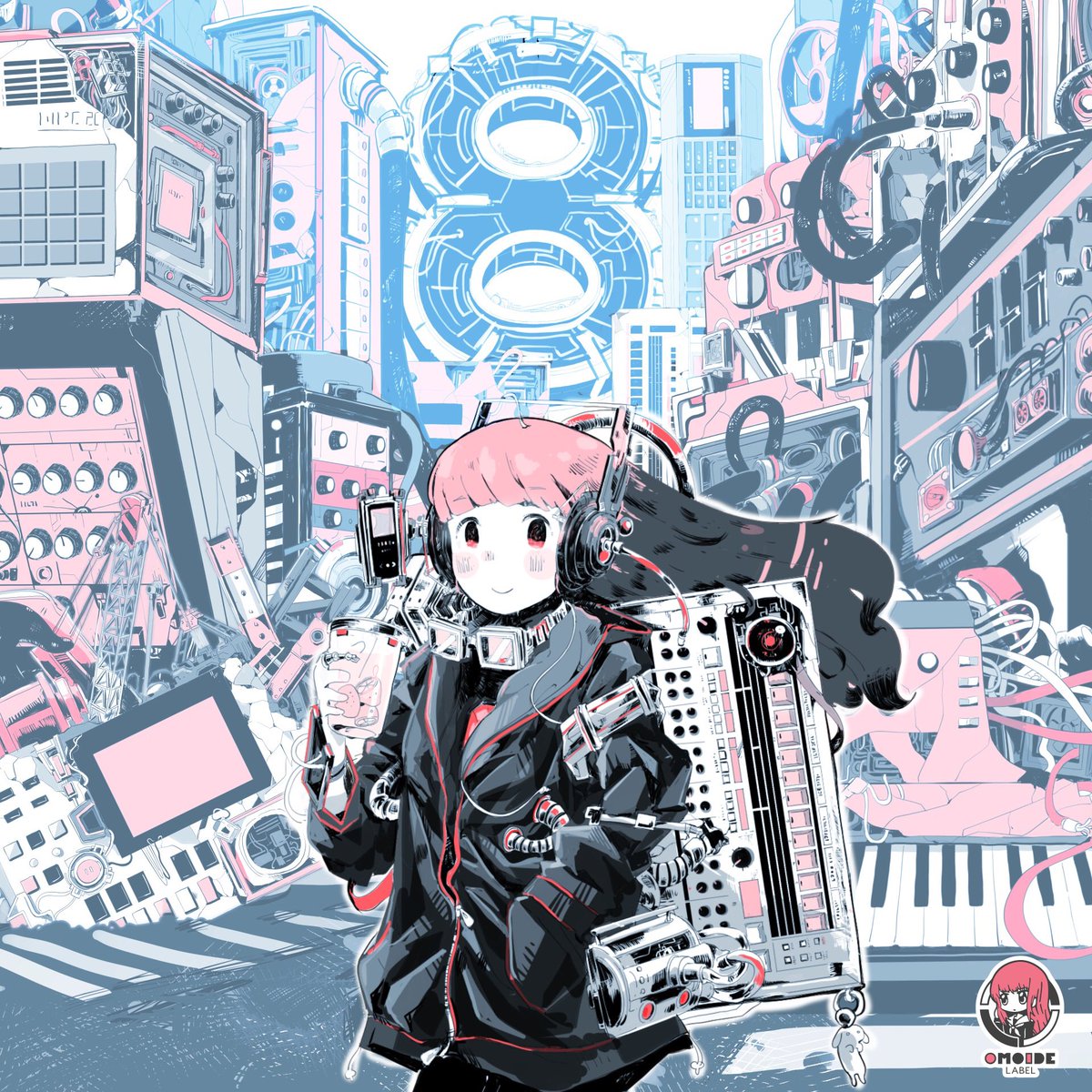 ぐちゃぐちゃした機械と可愛めの絵を描いています よろしくお願いします #フォロワー10000以下の一次創作作家発掘フェス