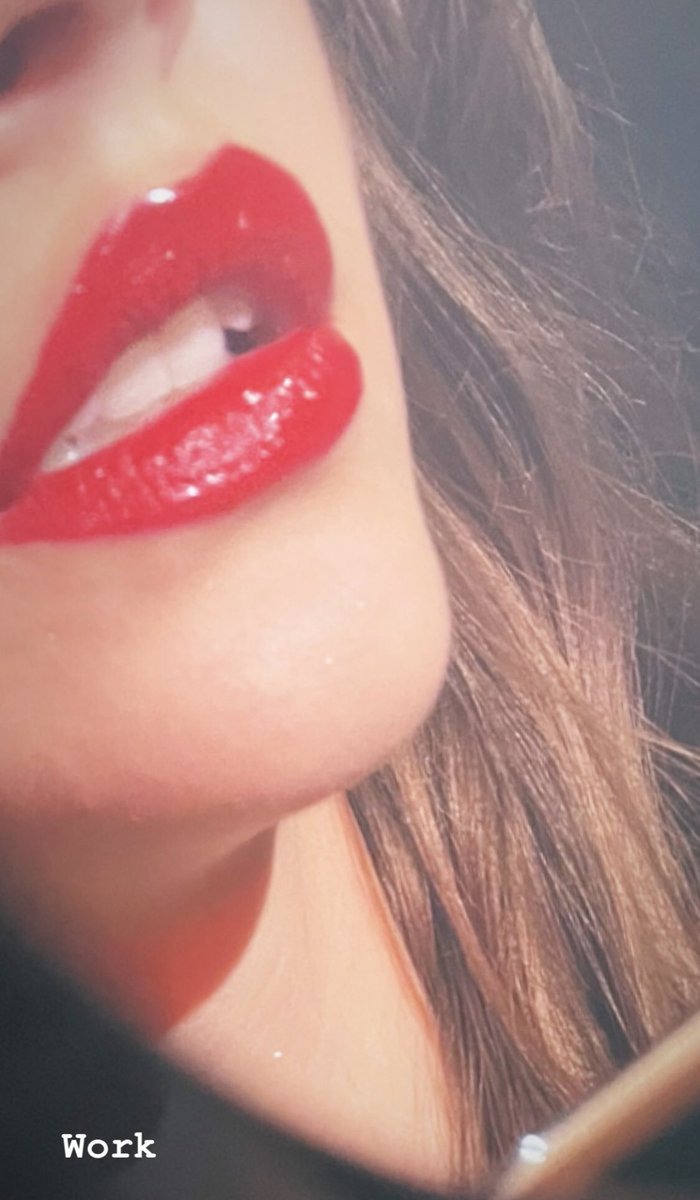 If you bring the red wine to sip on, I’ll bring the red lips kiss on.