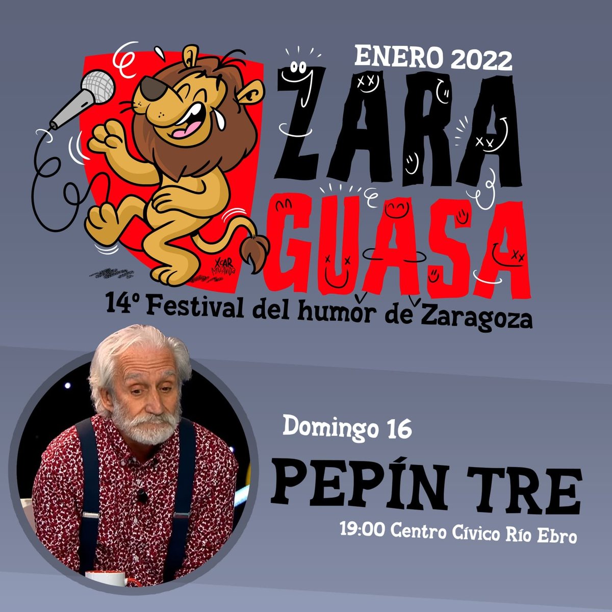 AtrozShow's tweet image. PEPÍN TRÉ en ZARAGOZA este domingo 16 de enero!