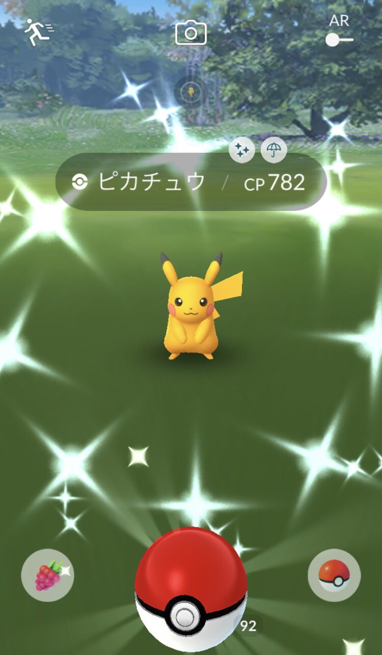 ぴよまる 本日の色違い かわいいコがきてくれました でも は持ってるから が欲しかったな ˊᵕˋ お正月イベントも今回のイベントも 対象じゃないポケモンが光る ﾅｾﾞ ピカチュウかわいい ポケモンgo 色違い ポケモン