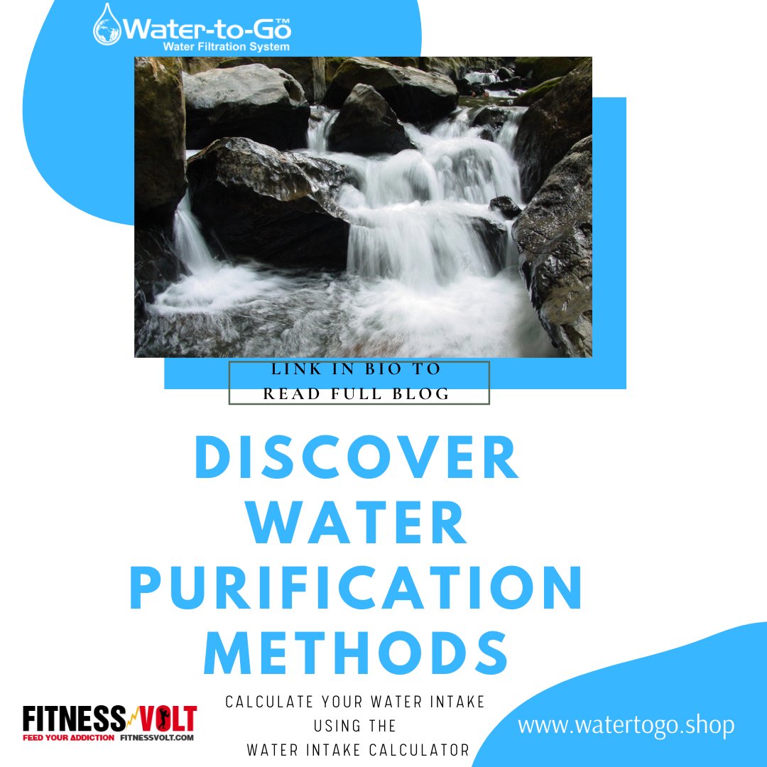 WaterToGo_'s tweet image. Discover the best water purification methods by reading our blog post. If you would like to know how to drink more water better be sure to have a look the handy water intake calculator at the end of the post! watertogo.shop/water-purifica… #fitnessvolt #watertogo